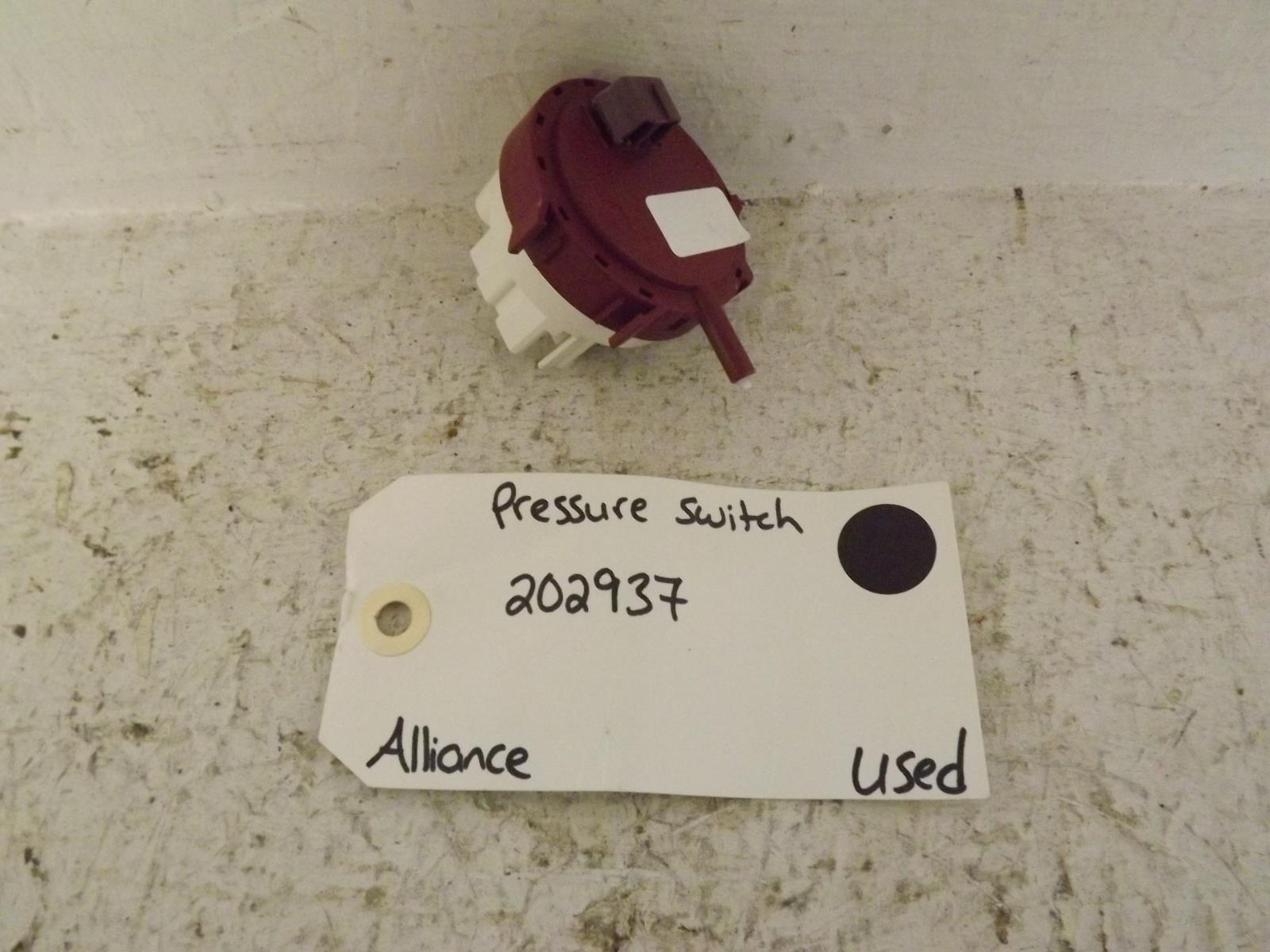 Alliance Washer 202937 Pressure Switch Used Alliance Washer 202937 Pressure Switch Used
